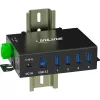 InLine 35396A koncentrator interfejsów USB 3.2 Gen 1 (3.1 Gen 1) Type-B 5000 Mbit/s Czarny