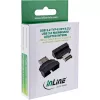 InLine 33446T kabel zmieniacz płci USB Type-E Key A, 20-pin USB 3.0 header, 19-pin Czarny