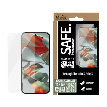 PanzerGlass SAFE. by ® Szkło ochronne Google Pixel 10 Pro XL | 9 Pro XL | Classic Fit