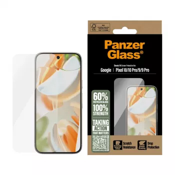 PanzerGlass ® Szkło ochronne Google Pixel 10 | 10 Pro 5G | 9 5G | 9 Pro 5G | Classic Fit