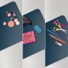 Mata na biurko LEITZ Large Desk Mat, PVC, ciemnoniebieska, 400 x 800 x 2 mm