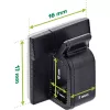 InLine 59971G organizer kabli Uniwersalny Uchwyt na kabel Czarny 100 szt.