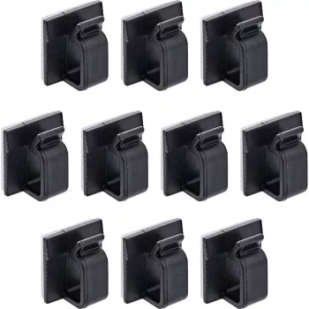 InLine 59971E organizer kabli Uniwersalny Haczyk na kabel Czarny 10 szt.