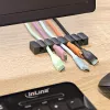InLine 59971L organizer kabli Uniwersalny klips na kabel Czarny 5 szt.
