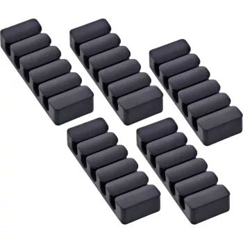 InLine 59971K organizer kabli Uniwersalny klips na kabel Czarny 5 szt.