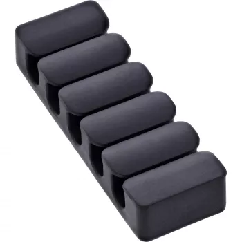 InLine 59971K organizer kabli Uniwersalny klips na kabel Czarny 5 szt.