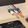 InLine 59971K organizer kabli Uniwersalny klips na kabel Czarny 5 szt.