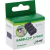 InLine 59971J organizer kabli Uniwersalny Klips kablowy Czarny 5 szt.