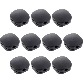 InLine 59971M organizer na kable Uniwersalny Klips do kabli Czarny 10 szt.
