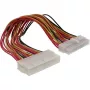 Kabel do płyty głównej InLine ATX 24-pin męski/żeński 0,45 m