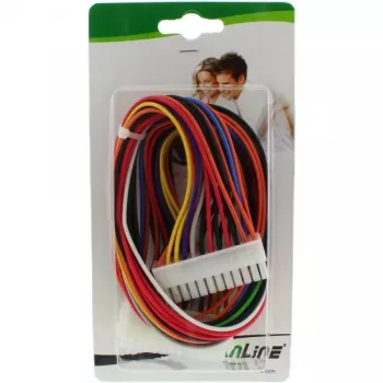 Kabel do płyty głównej InLine ATX 24-pin męski/żeński 0,45 m