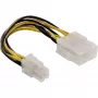 InLine Mainboard Power Adapter ATX 2.0/EPS 8pin / 12V ATX1.3 4pin 0.15m