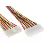 Kabel przedłużający InLine ATX zasilanie 24-pin żeński / 20+4-pin męski 26629A