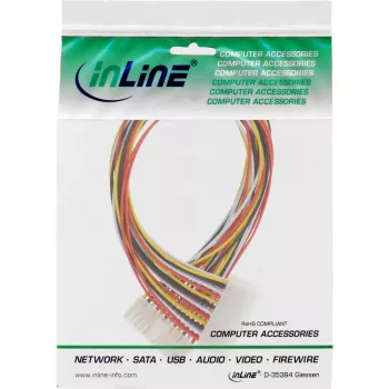 Kabel przedłużający InLine ATX zasilanie 24-pin żeński / 20+4-pin męski 26629A