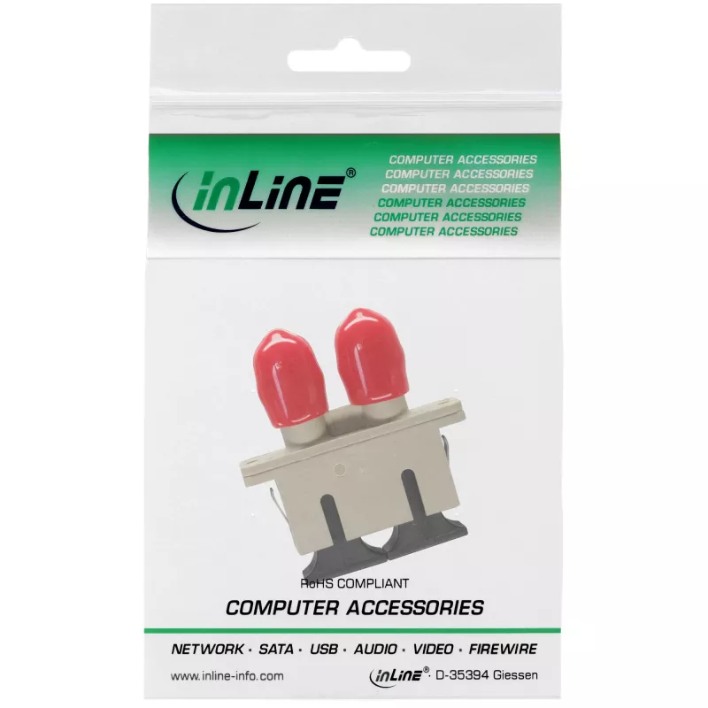 Światłowodowy adapter duplex ST/SC InLine 89991D