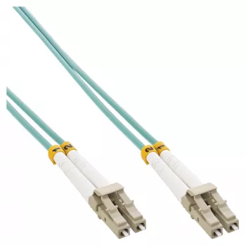 InLine Fiber Optical Duplex kabel LC/LC 50/125µm OM3 0.5m, 0.5 m, OFC, OM3, LC, LC