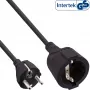 InLine przedłużacz sieciowy czarny 1m CEE7/7 H05VV-F3G