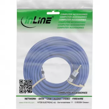 InLine Premium kabel audio 3,5 mm stereo męski / męski 0,5 m