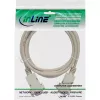 InLine null modem kabel DB9 female / female, assembled, szary, 10m