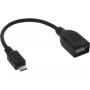 adapter kablowy InLine Micro USB OTG Micro-B męski na USB A żeński 0,1m