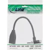 Kabel przejściówkowy InLine Micro USB OTG Micro-B męski kątowy na USB A żeński 0,1 m