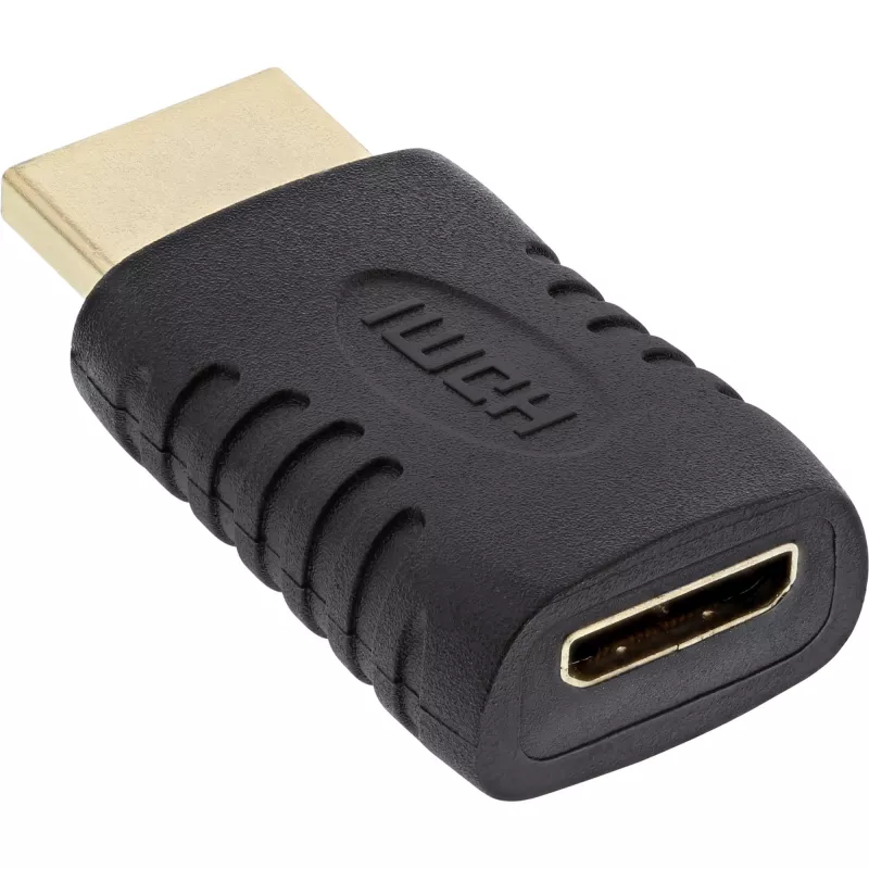 Adapter HDMI InLine 17691G wtyk HDMI męski / gniazdo Mini HDMI żeńskie pozłacane