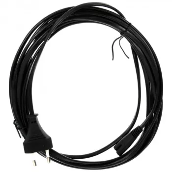 Kabel zasilający InLine, wtyk Euro / wtyk Euro8, czarny, 10m