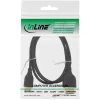 Kabel HDMI High Speed z Ethernetem InLine, AM/CM, super cienki, czarny/złoty, 1,8 m