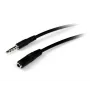 StarTech.com 2m 3.5mm 4-pozycyjny przewód przedłużający TRRS do zestawów słuchawkowych - M/F