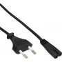 Kabel zasilający InLine, wtyczka włoska CEE7/16 na wtyczkę Euro 8 C7, czarny, 1,8 m