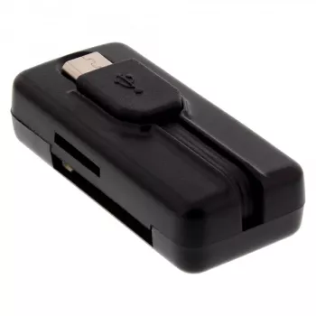 InLine OTG Card Reader Dual Flex dla SD, micro SD z portem USB i 2 gniazdami kart