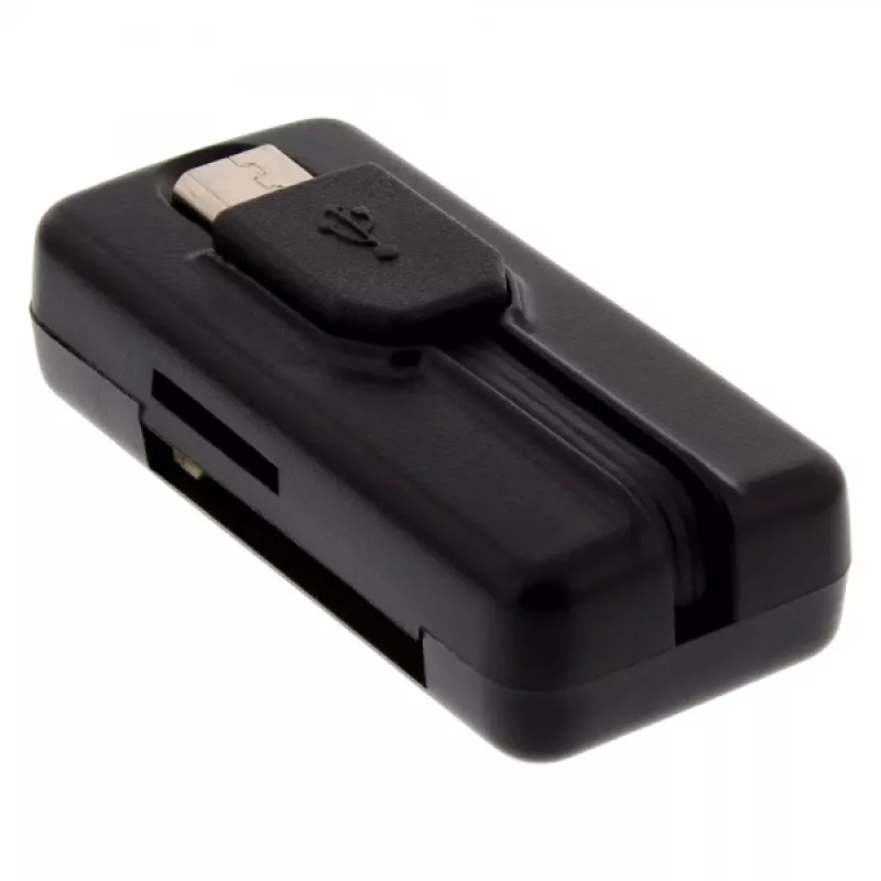 InLine OTG Card Reader Dual Flex dla SD, micro SD z portem USB i 2 gniazdami kart