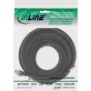 InLine Patch kabel S/FTP PiMF Cat.6 250MHz miedź halogen free Czarny 15m