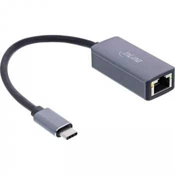 InLine USB 3.2 do 2.5G adapter sieciowy Ethernet, USB-C do RJ45