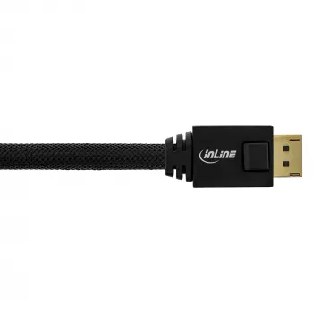 Aktywny kabel InLine DisplayPort, czarny, pozłacane styki, 15 m