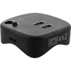 InLine USB 3.0 Multiadapter, 2xUSB-A, RJ45, czytnik kart SD/MicroSD, czarny