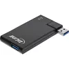 InLine USB 3.0 Obrotowy Hub, 4 porty, czarny
