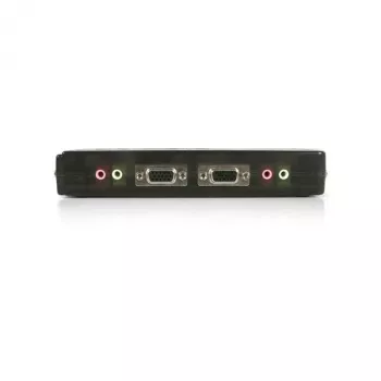 StarTech.com 4 Port Czarny USB KVM Switch Kit z kablami i audio