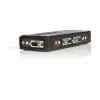 StarTech.com 4 Port Czarny USB KVM Switch Kit z kablami i audio