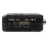 StarTech.com 2 Port Czarny USB KVM Switch Kit with Audio and Cables