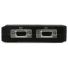 StarTech.com 2 Port Czarny USB KVM Switch Kit with Audio and Cables