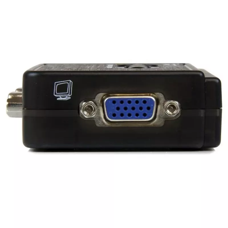StarTech.com 2 Port Czarny USB KVM Switch Kit with Audio and Cables