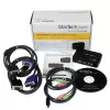 StarTech.com 2 Port Czarny USB KVM Switch Kit with Audio and Cables