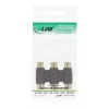 Przejściówka audio InLine 3x RCA żeński / żeński pozłacana 99319