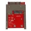 StarTech.com Adapter mSATA SSD na SATA 2,5 cala, SATA, mSATA, czarny, czerwony, srebrny, CE, FCC, 6 Gbit/s, -40 - 85 °C
