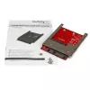 StarTech.com Adapter mSATA SSD na SATA 2,5 cala, SATA, mSATA, czarny, czerwony, srebrny, CE, FCC, 6 Gbit/s, -40 - 85 °C