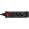 Listwa zasilająca InLine 4-krotna, 2x CEE7/3 + 2x Euro CEE 7/16, czarna, 5 m