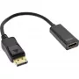Przejściówka InLine DisplayPort na HDMI z dźwiękiem, DisplayPort M / HDMI Ż, 4K/60Hz