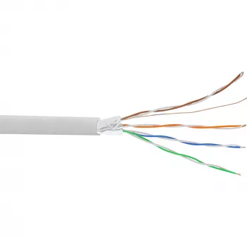 Telefoniczny kabel InLine, 8-żyłowy, stała instalacja, 4x2x0,6mm, ekranowany, 25m