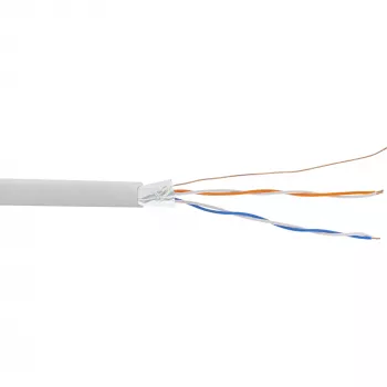 Kabel telefoniczny InLine 4-żyłowy do instalacji stałej 2x2x0,6mm ekranowany 25m
